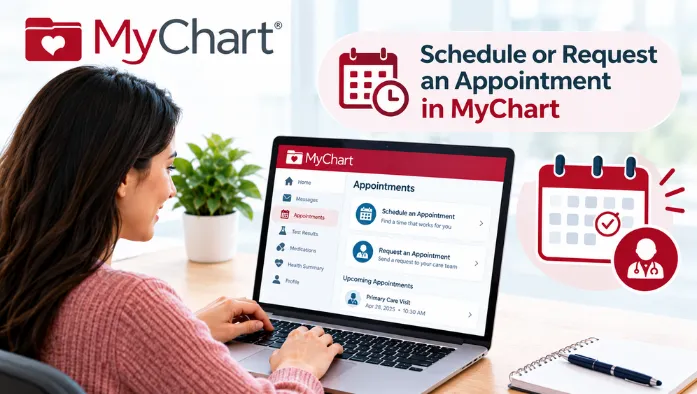 Schedule or Request an Appointment in MyChart